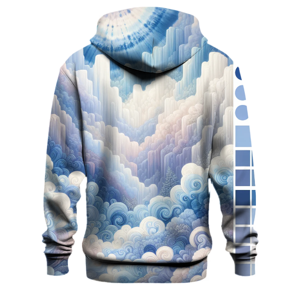 Dreamy Cascade Tie-Dye Design Hoodie