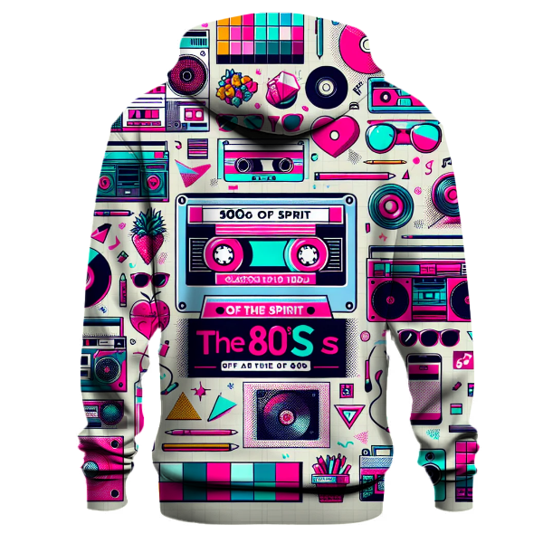 Retro Graphic Collage Hoodie