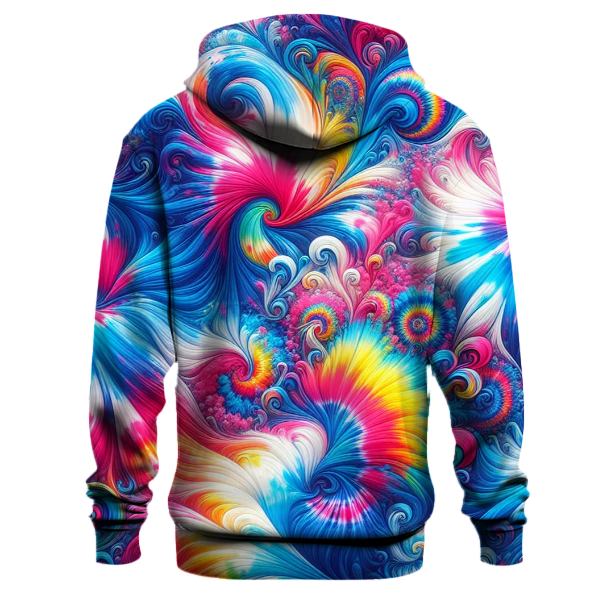 Funky Tie-Dye Grooves Hoodie