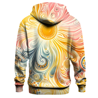 Radiant Dawn Tie-dye Design Hoodie