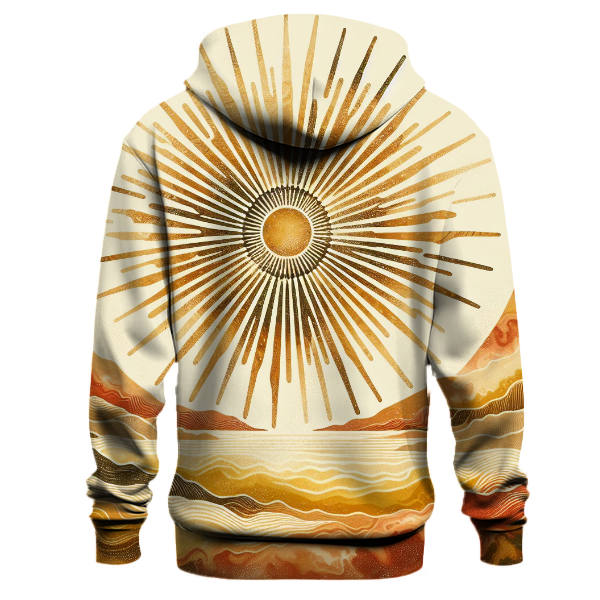 Golden Sands Tie-dye Design Hoodie