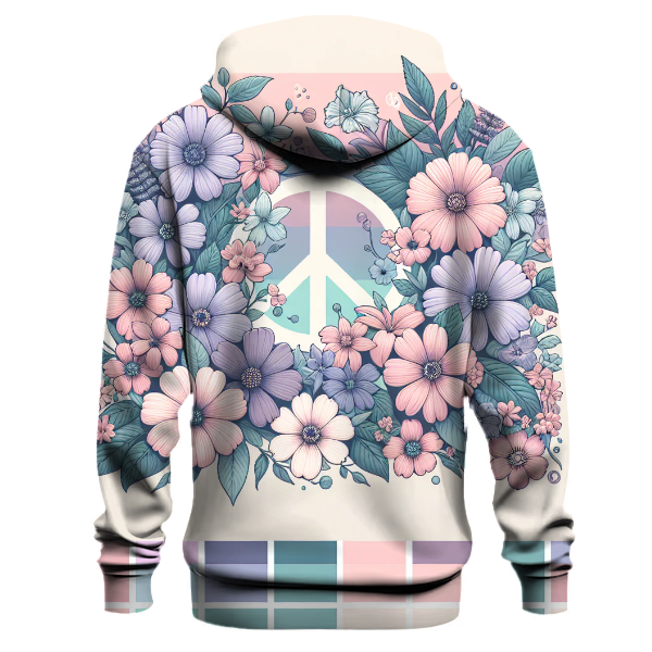 Peaceful Pastel Blooms Hoodie