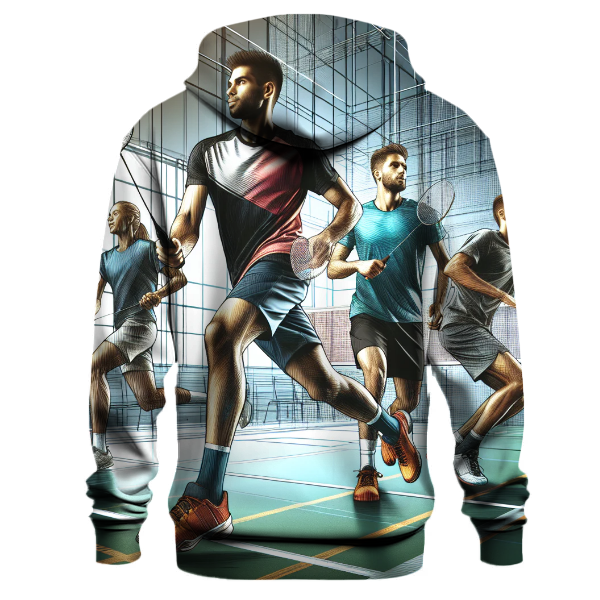 Badminton Shuttle Strike Hoodie