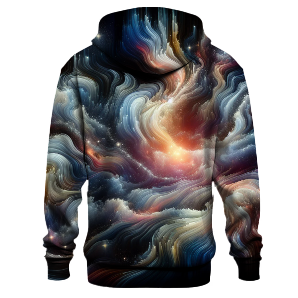 Surreal Cosmic Waves Hoodie