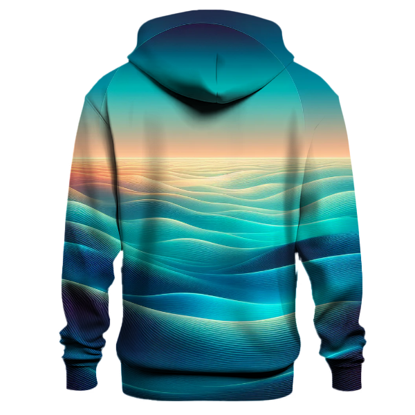 Ocean Waves Fade Hoodie