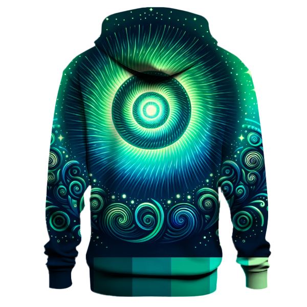 Emerald Aurora Gradient Hoodie