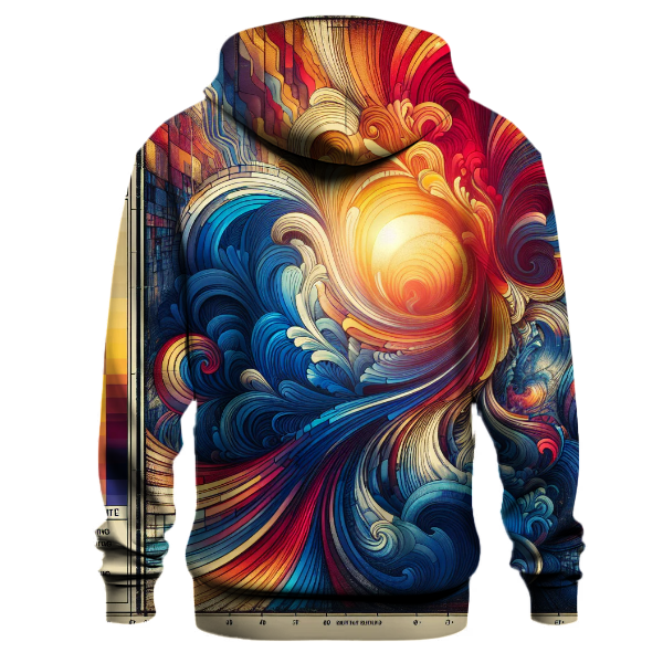 Colorful Swirls Hoodie