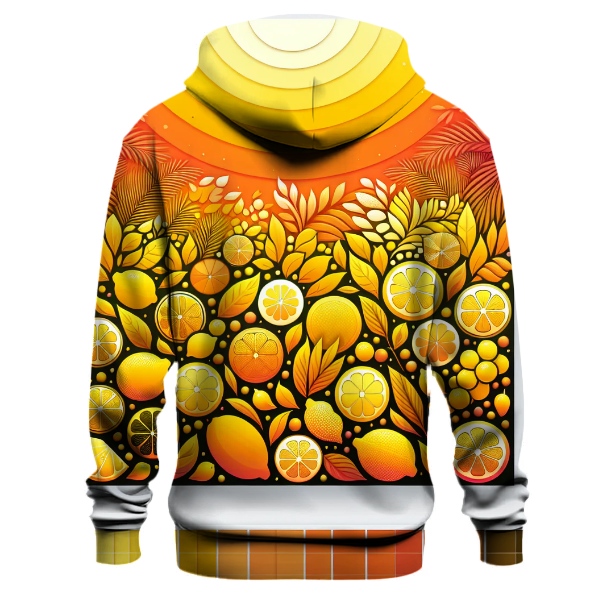Bright Citrus Sunrise Hoodie