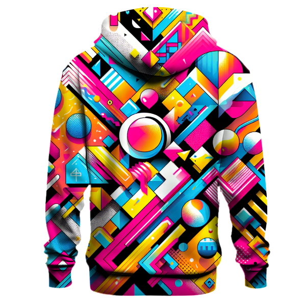 Geometric Color Blast Hoodie