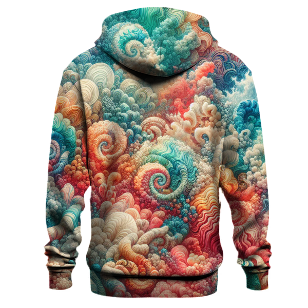 Coral Reef Dive Tie-dye Design Hoodie