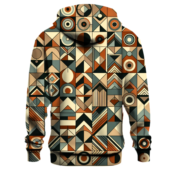 Earthy Geometric Revival Hoodie