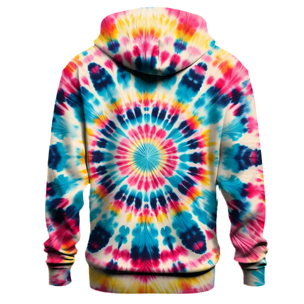 Hippie Tie-Dye Burst Hoodie