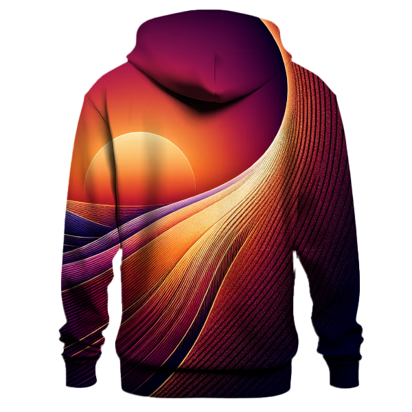 Burnt Orange Sunset Hoodie