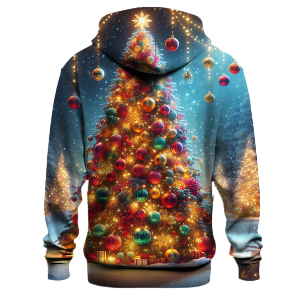 Cozy Christmas Tree Glow Hoodie