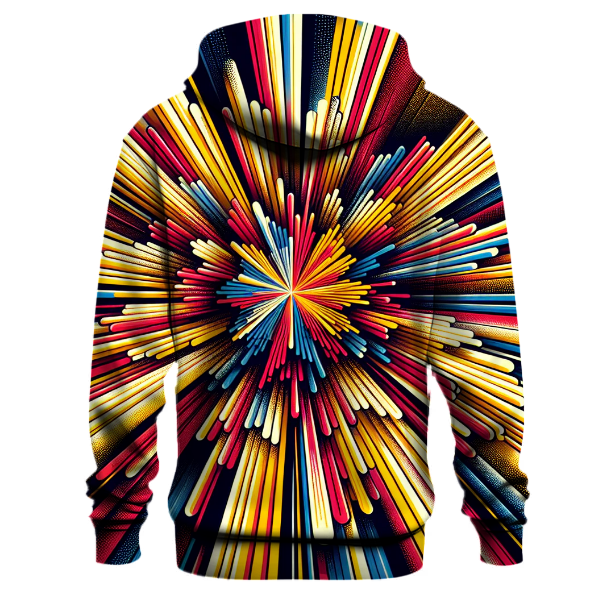 Starburst Retro Colors Hoodie