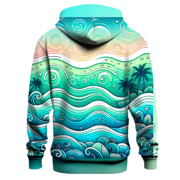 Radiant Ocean Gradient Design Hoodie