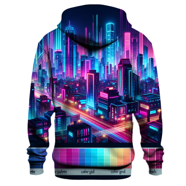 Futuristic Neon Vibes Hoodie