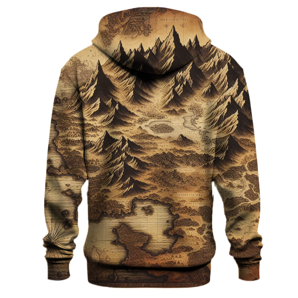 Adventure Awaits Vintage Map Hoodie