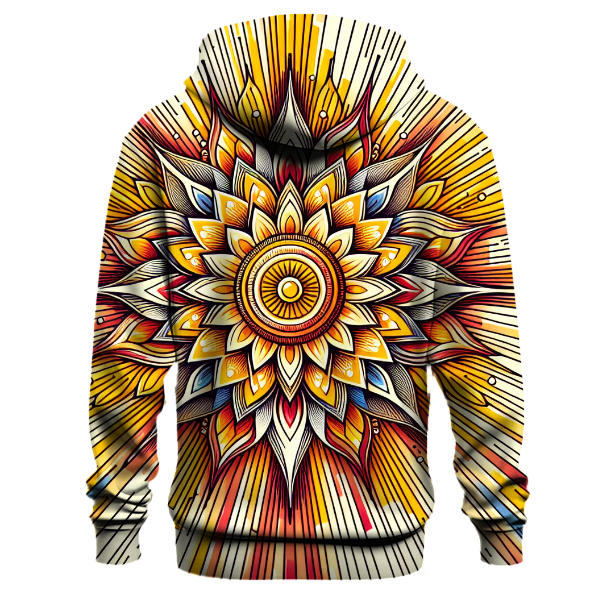 Colorful Sunshine Rays Hoodie