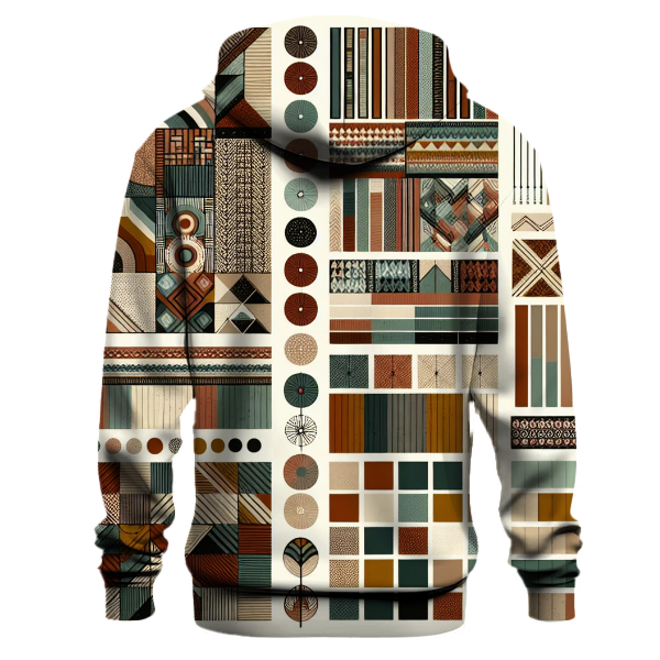 Vintage Vibe Patchwork Hoodie