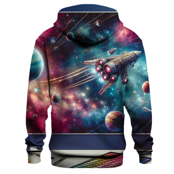 Futuristic Space Exploration Hoodie
