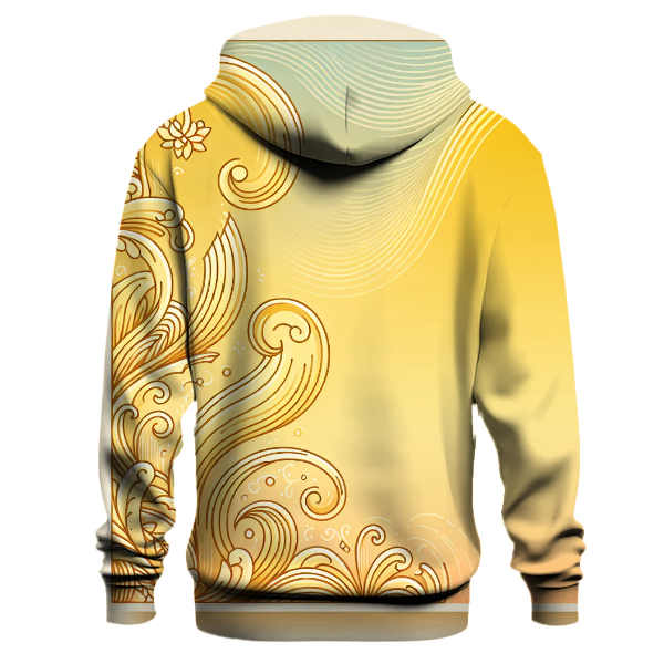 Golden Sand Serenity Hoodie
