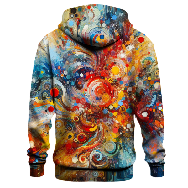 Energetic Color Splash Hoodie