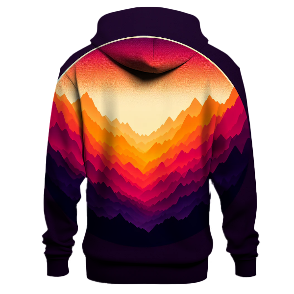 Sunset Mountain Peak Hoodie