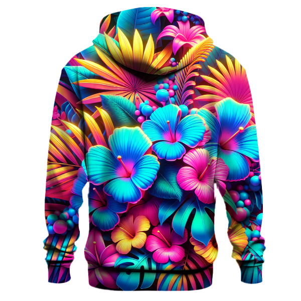 Bright Neon Tropics Hoodie