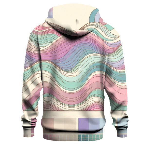 Peaceful Rainbow Waves Hoodie
