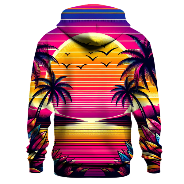 Vivid Summer Paradise Hoodie