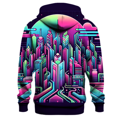 Cyber City Skyline Hoodie