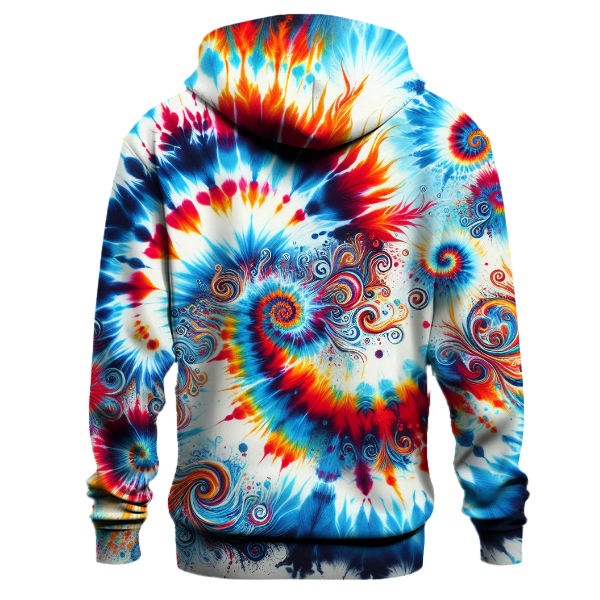 Electric Burst Tie-Dye Hoodie