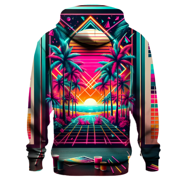 Bright Miami Nights Hoodie