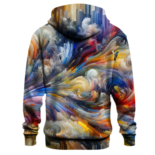 Artsy Brushstrokes Hoodie