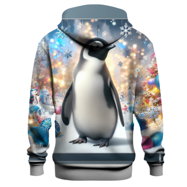 Jolly Christmas Penguin Hoodie