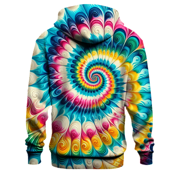 Bohemian Tie-Dye Swirl Hoodie
