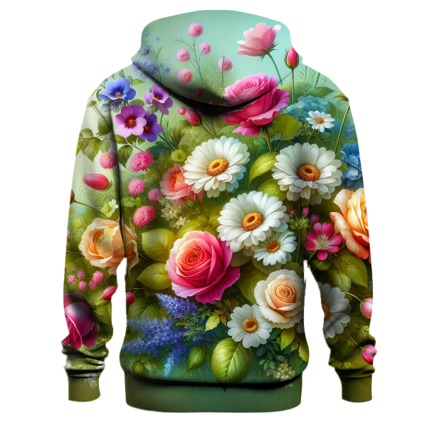 Radiant Floral Fusion Hoodie