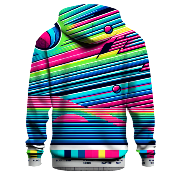 Retro Sporty Stripes Hoodie