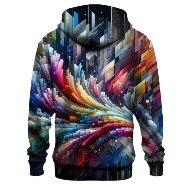 Futuristic Prism Flow Hoodie