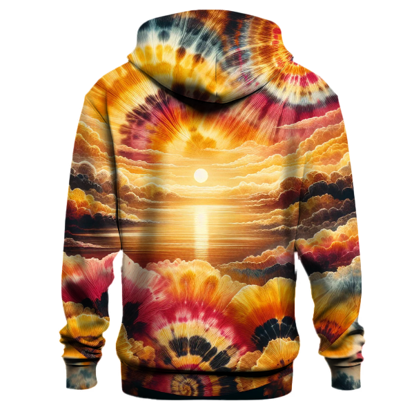 Sunset Serenade Tie-Dye Hoodie