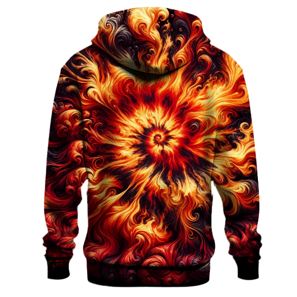 Crimson Inferno Blaze Hoodie