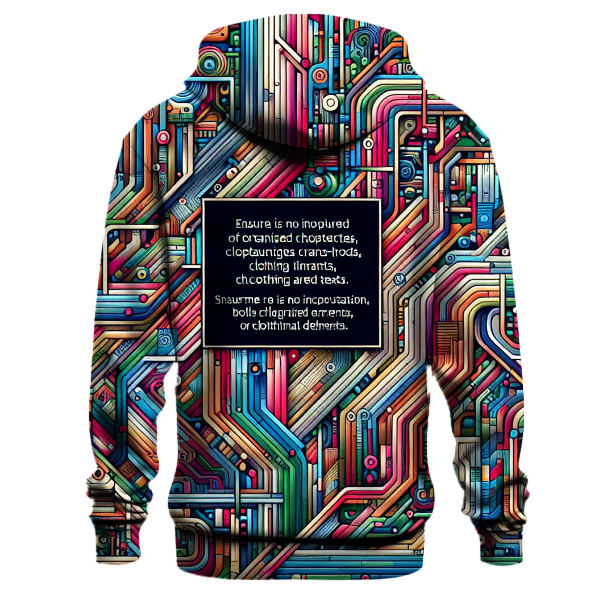 Chromatic Circuit Craze Hoodie