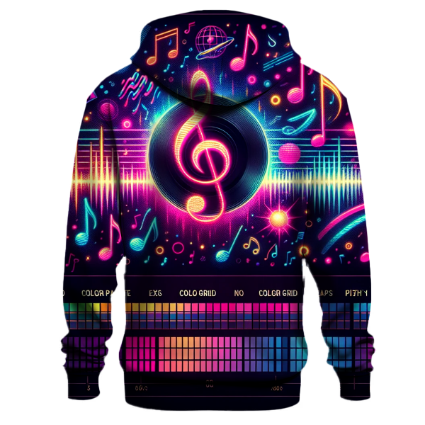 Neon Melody Hoodie