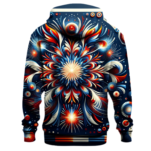 Bold Firecracker Splash Hoodie