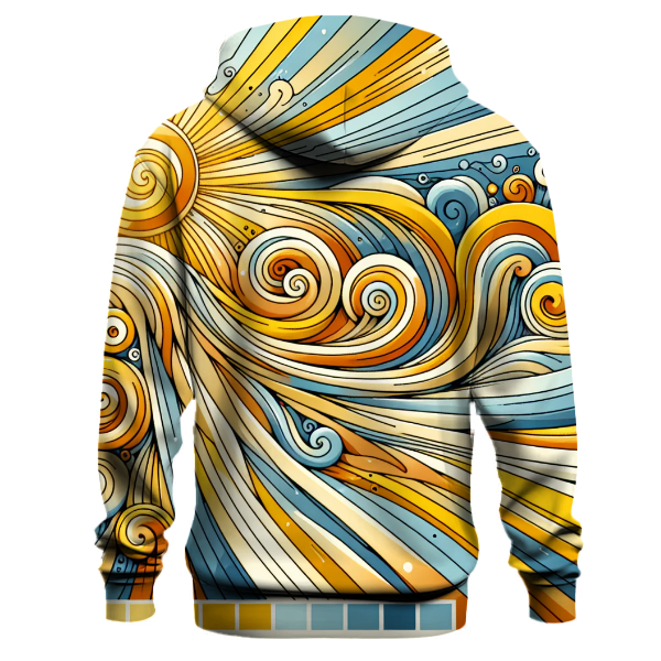 Groovy Sunshine Swirls Hoodie