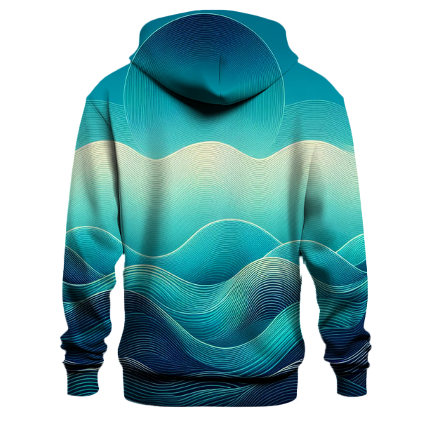 Ocean Breeze Wave Hoodie