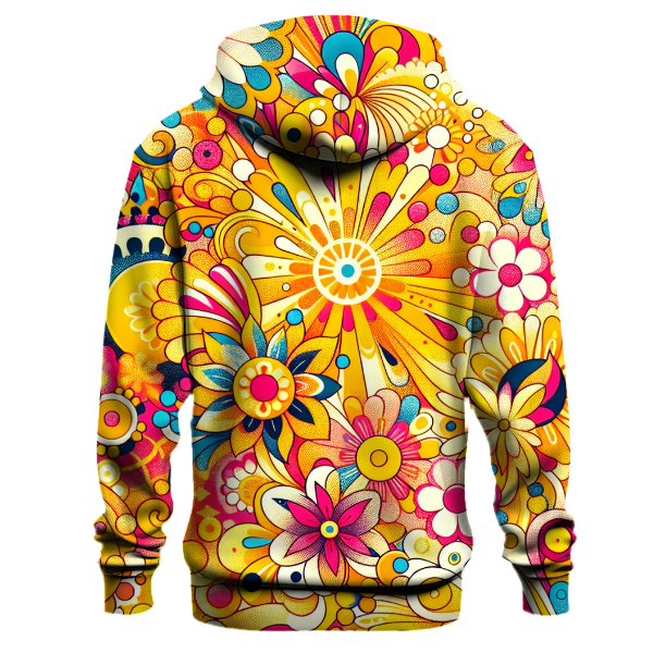 Radiant Summer Tie-dye Design Hoodie