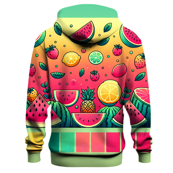 Playful Fruit Gradient Hoodie