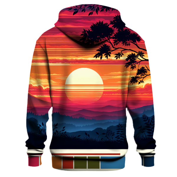 Vibrant Sunset Bliss Hoodie
